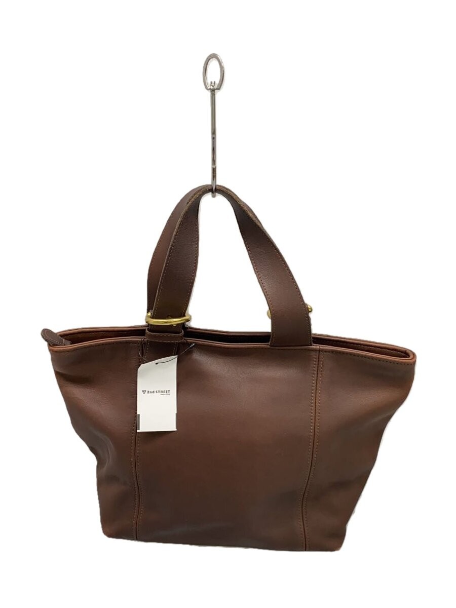 COACH handbag leather BRW plain