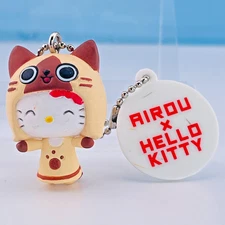 AIROU × HELLO KITTY  Monster Hunter Keychain Figure 2011 Capcom Sanrio Japan F/S
