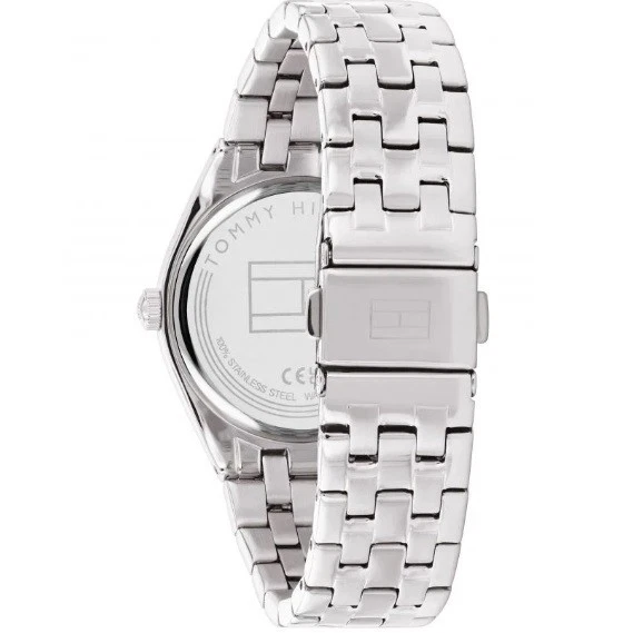 Orologio Donna Tommy Hilfiger Rachel 1782548 Quadrante Argento Ghiera Zigrinata - Immagine 3 di 4