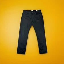 Flint and Tinder Pants Mens 34x32 Black Chino Straight Fit Huckberry Stretch