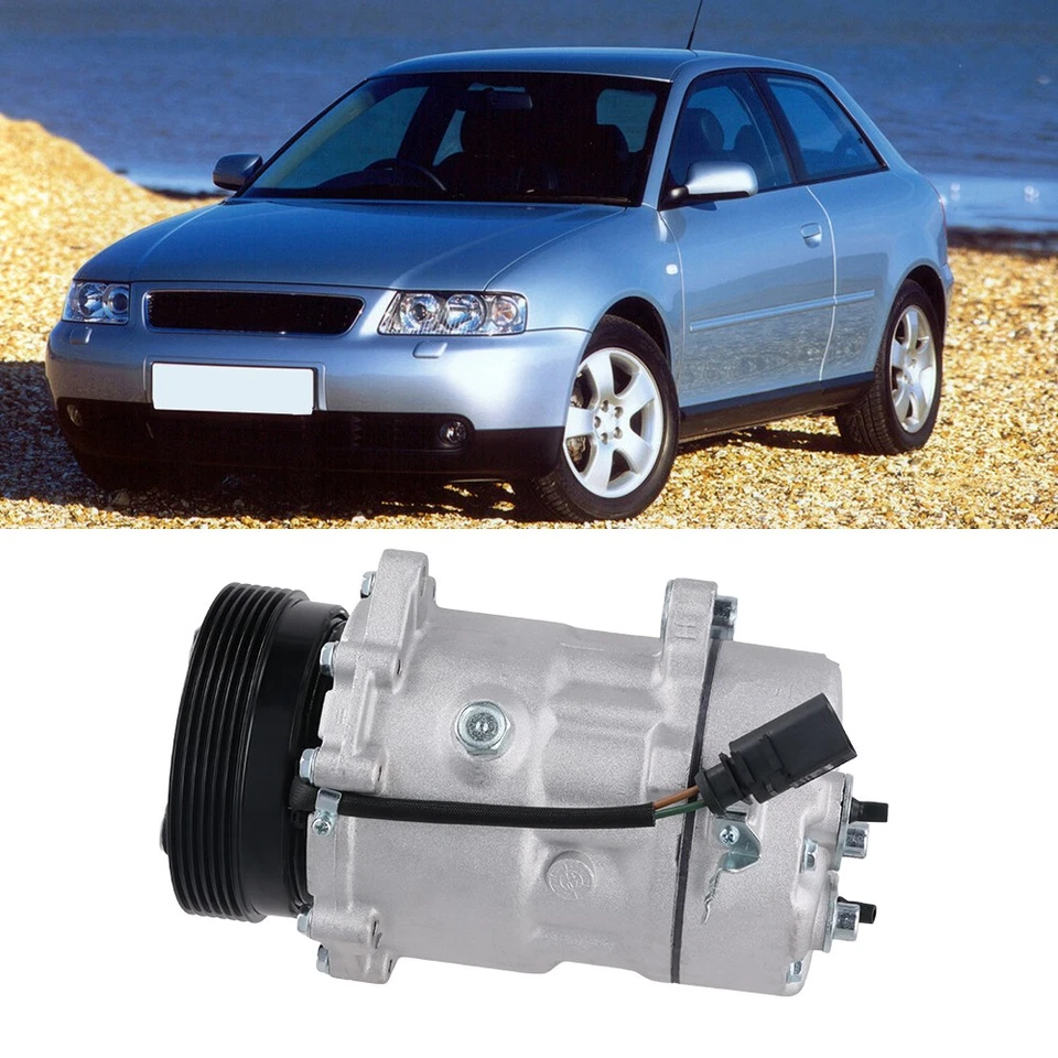 Klima Kompressor für Audi A3 TT VW Golf IV Bora Sharan Skoda Octavia Seat SD7V16 - Bild 3 von 4