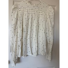 a new day long sleeve polka blouse