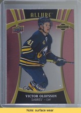 2019-20 Upper Deck Allure Rookies Pink Diamond SSP Victor Olofsson #129 READ 7b5