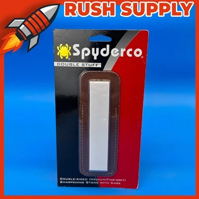 Spyderco Double Stuff Medium & Fine Grit 2-Sided Ceramic Sharpening Stone 303MF