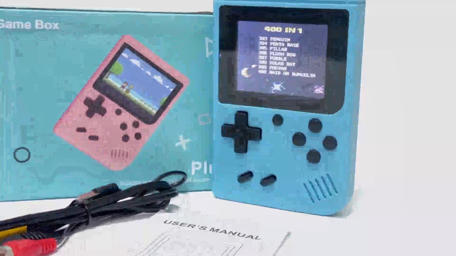 Mini Retro Video 500 Classic Games FC Game Console Player Handheld For Kid Adult