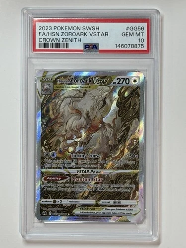 Pokemon Hisuian Zoroark VSTAR GG56/GG70 2023 Pokemon PSA 10