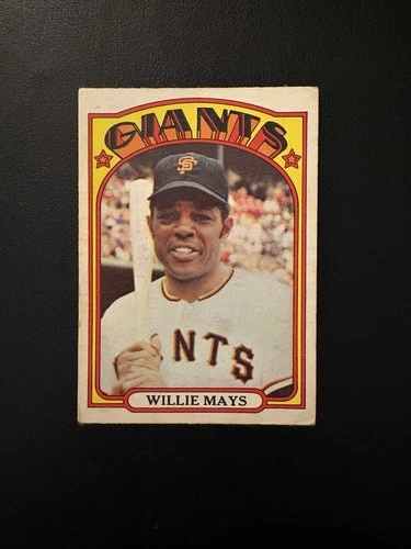 1972 OPC ?? baseball # 49 Willie Mays San Francisco Giants
