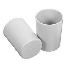 Image of 2 Pcs Toothbrush Holder Mouth Wash Cup Bathroom Unbreakable Tumbler Cups
