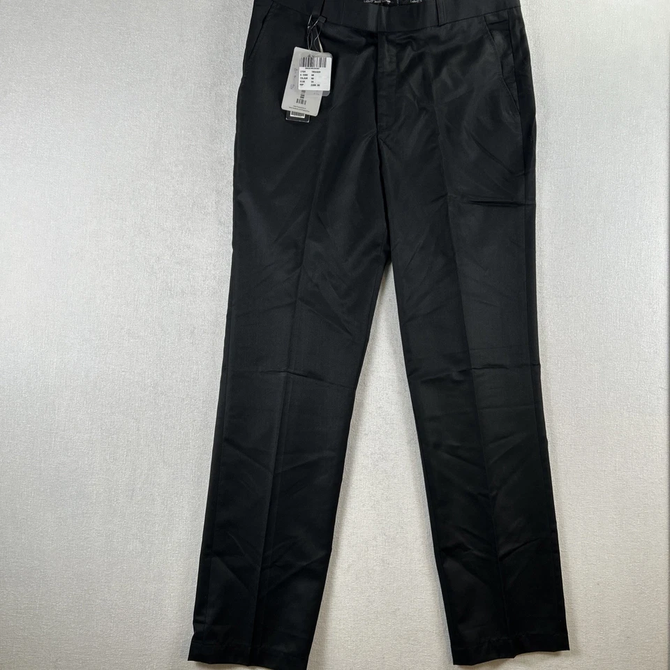 Pantalones de vestir Lyle & Scott Scotland negros para hombre talla 34 nuevos con etiquetas Foto 2 de 4