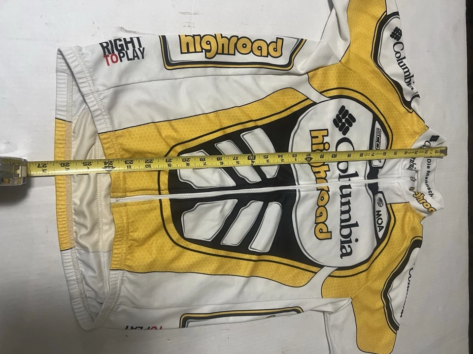 MOA Columbia Highroad UCl Maillot de ciclismo Maglia maillot de ciclismo talla S 50 cm 20A Foto 4 de 4