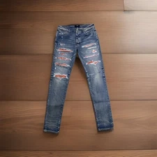 AMIRI Bandana Thrasher Clay Indigo Men’s Size 36x36 NWT $1850 🔥