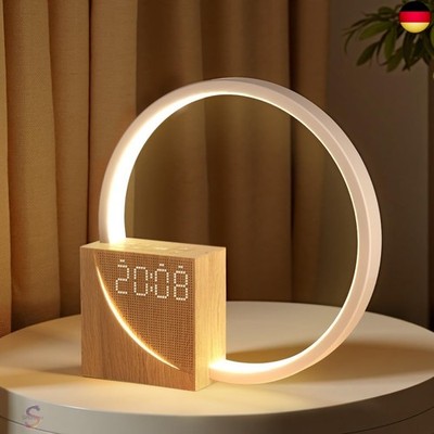 blonbar 10W Nachttischlampe mit USB-Ladefunktion, Wake Up Licht Wecker Touch