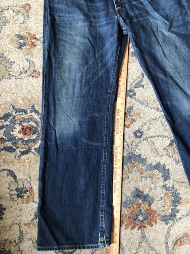 Abercrombie & Fitch Jeans Mens 32x30 Extra Heavy Ounce Distressed Vintage Denim - Picture 8 of 13