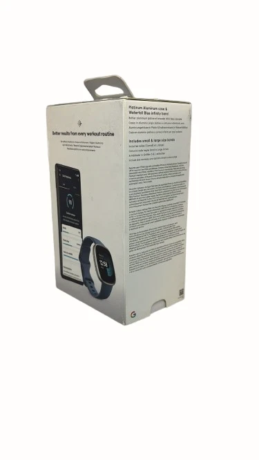 Fitbit Versa 4 Smartwatch, GPS, Bluetooth, Heart Rate, Fitness Tracker Platinum - Image 3 of 4