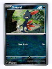 Sneasel Prismatic Evolutions #061 (2024) Common Master Ball Reverse NM Pokemon