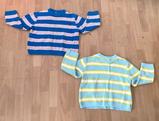 2er Set Mädchen Strickpullover gestreift Lan...
