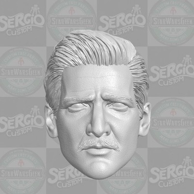 Pedro Pascal Mr. Fantastic custom head for 1:10 1:12 1:18 1:6 action figures