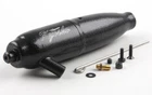 Tuning Muffler Resonator Pipe Black 1:10 GP V-ONE R Team Kyosho 39052