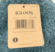 Igloos Outdoor Ladies Boucle Cuff Cap One Size Choose Fig Caffe Ivory Black Sage