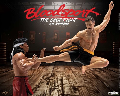 PRESALE COUPON €369,00 Infinite Statue BLOODSPORT Van Damme LAST FIGHT Diorama - Picture 4 of 9