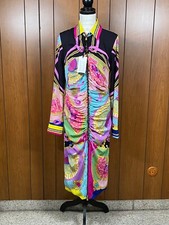 Versace Ventagli Midi Shirt Dress size 48/us size 12