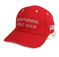 Make Farming Great Again Hat Granit CFC Red Adjustable Cap Granit Parts US Flag