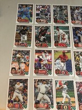 2023 Topps Holiday Baseball Candy Cane Card Base Rookie Lot Of 28 Cards