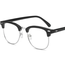 UNISEX ANTI BLUE LIGHT BLOCKING Glasses Square Frame Eyeglass 100%UV Eye Blocker