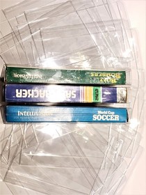 10 Intellivision Video Game Clear Case Cases Sleeve Box Protector Protectors CIB