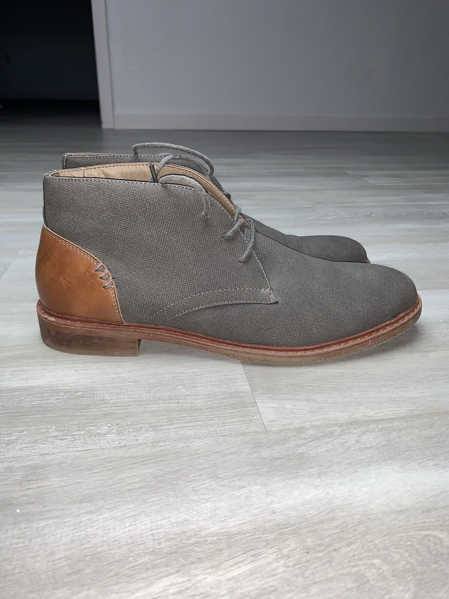 Arizona Jean Co Az Barr 625-0512 Men's Gray Chukka Lace Up Boots