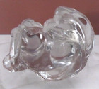 Fenton Glass Cat Figurine Clear See Through Animal Figure Kitten Kitty Cute 3.75 — photo 5