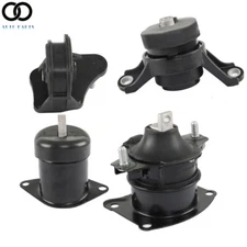 4PCS For 2009-2014 Acura TL 3.5L 3.7L Auto Trans Engine Motor & Trans Mount Set