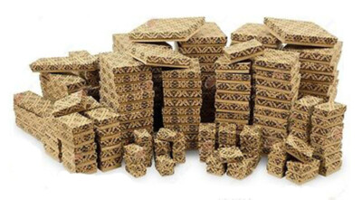 Damask Cotton Filled Jewelry Boxes  Lots of 25-50-100