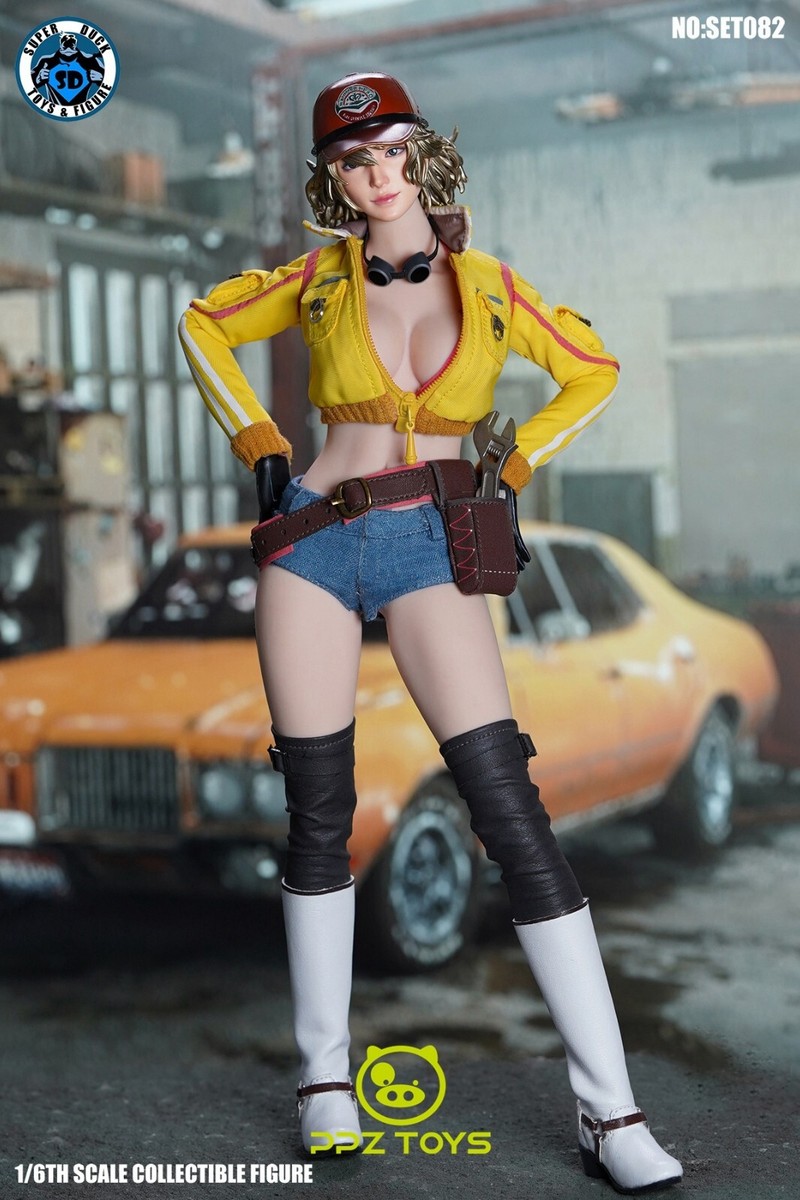 1/6 Super Duck Female Sexy Technician Clothes w/Head Set082 for 1/6 Super Duck Female Sexy Technician Clothes w/Head Set082 for