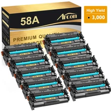 58A Toner Cartridge For HP CF258A LaserJet M404 M404dn MFP M428fdw No Chip LOT
