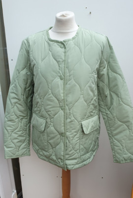 Centigrade wattierte Steppjacke Gr. XL salbeigrün nagelneu QVC jb2