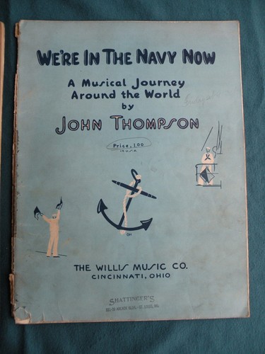 1929 We're in the Navy Now & Let's Join the Army libros de música para piano de Willis Cincin - Imagen 5 de 11