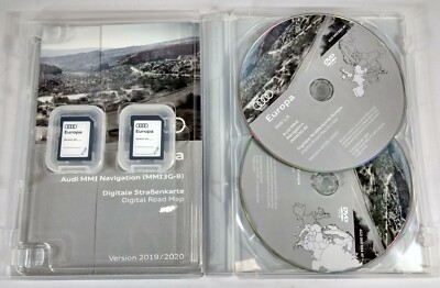 Audi Satellite Navigation DVD Set MMI 3G Basic Europe 2019/20 A4