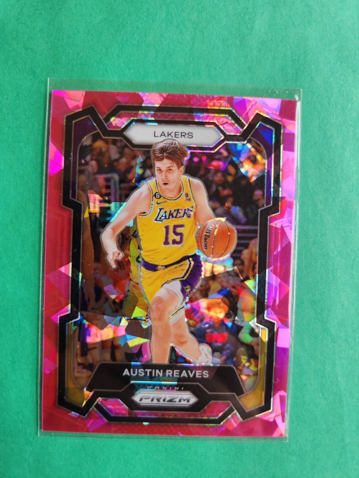 2023-24 Panini Prizm - Pink  Ice Prizm #76 Austin Reaves