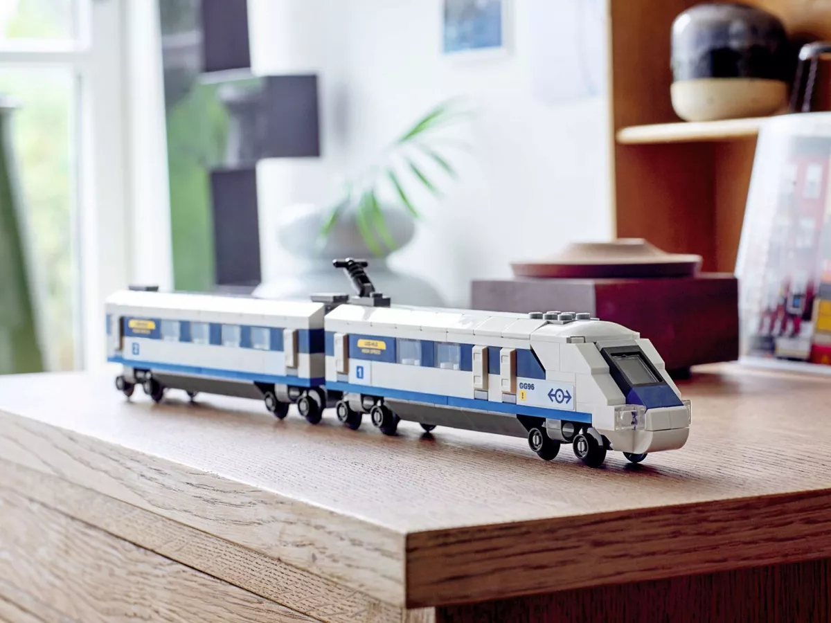 Lego high speed train cheap moc