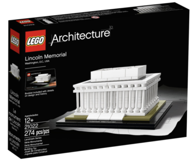 LEGO ARCHITECTURE: Lincoln Memorial (21022) Complete READ