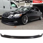 Fits 08-11 Lexus GS350 GS460 TTE Style Front Bumper Lip Spoiler Unpainted PU