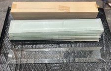 2x12 Inch Clear Rectagle Beveled Glass- 10 pieces
