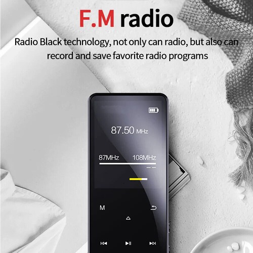 Support 128GB MP4/MP3 Bluetooth Lossless Music Player FM Radio Recorder Sport US - Picture 13 of 22