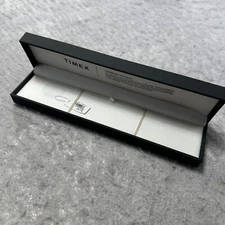 Timex Waterbury Automatic Retail Box Only No Watch Black Padded Long