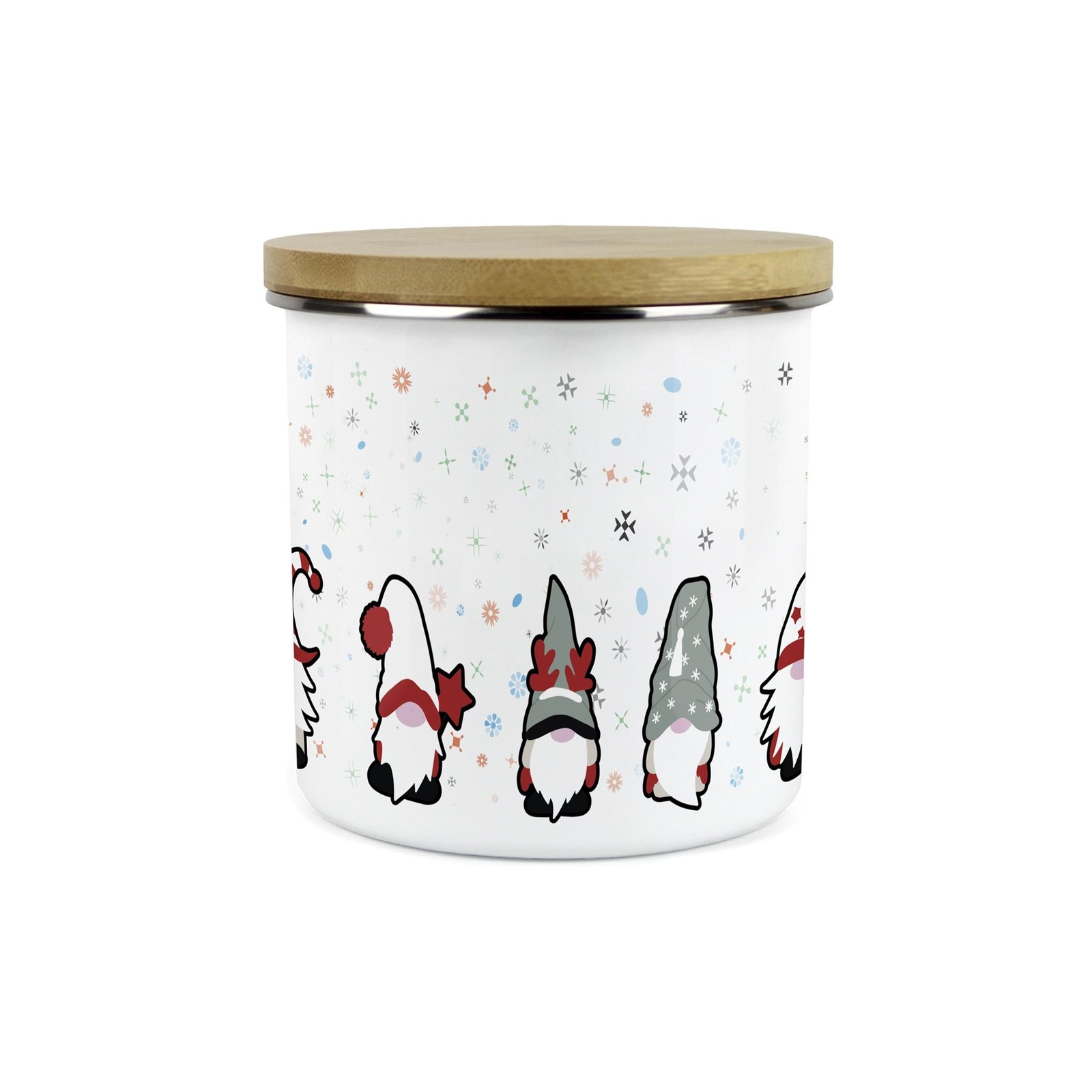 Christmas Gonks Storage Canister - Novelty Festive Xmas Gnome Character Gifts