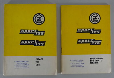Parts Catalog / Spare Parts List CZ Sport 125cc / 175cc Type 476 / 477 Year 1971