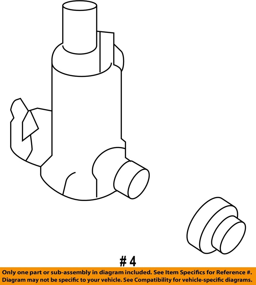 NISSAN OEM 2123 ARIYA,Rogue Windshield Washer ComponentsWasher Pump