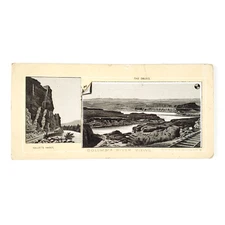 Jersey Coffee Victorian Trade Card c1895 Columbia River The Dalles Oregon A3169