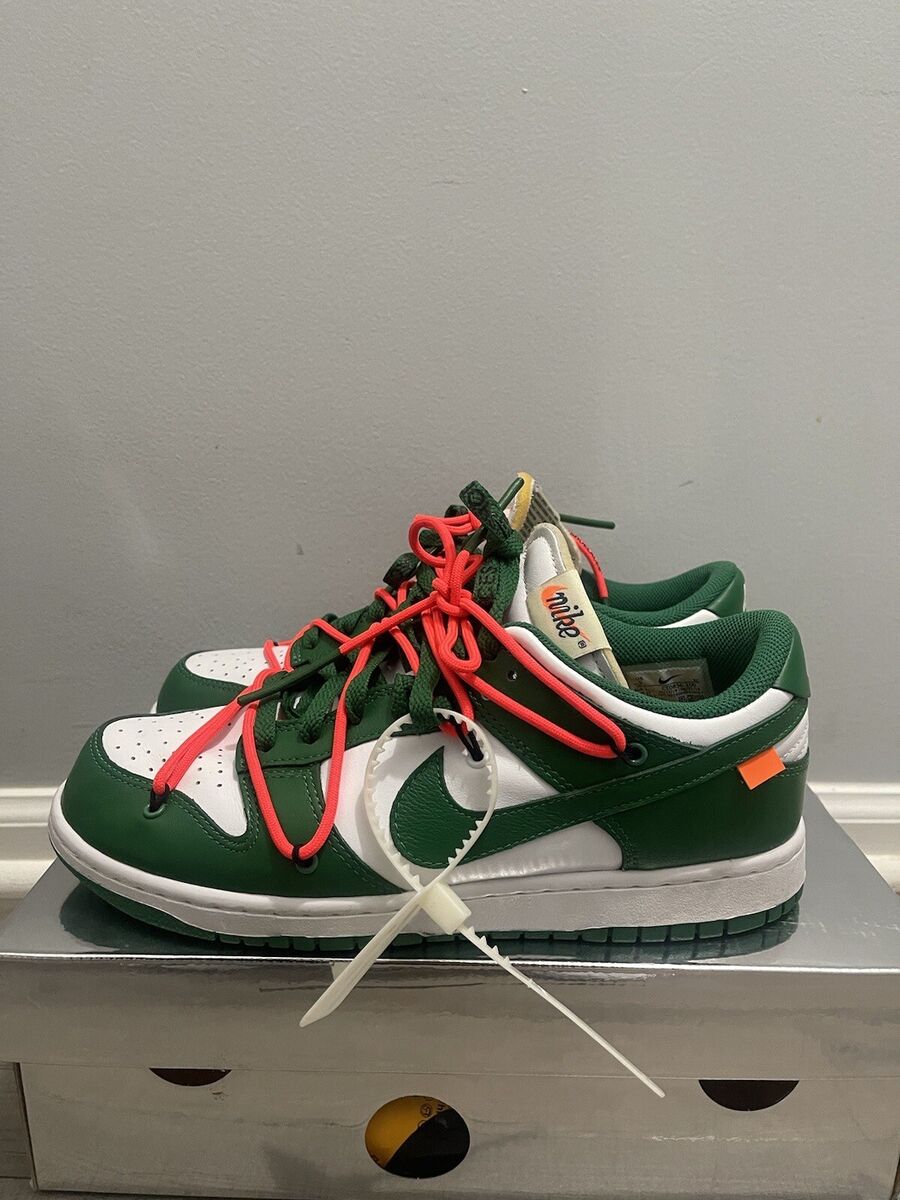 Size 9 - Nike Dunk Low x OFF-WHITE Pine Green 2019 VNDS Size 9 - Nike Dunk Low x OFF-WHITE Pine Green 2019 VNDS